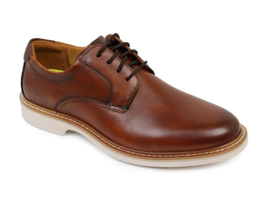 Florsheim 35302 Young Men's Shoe - Plain Toe Oxford - Cognac