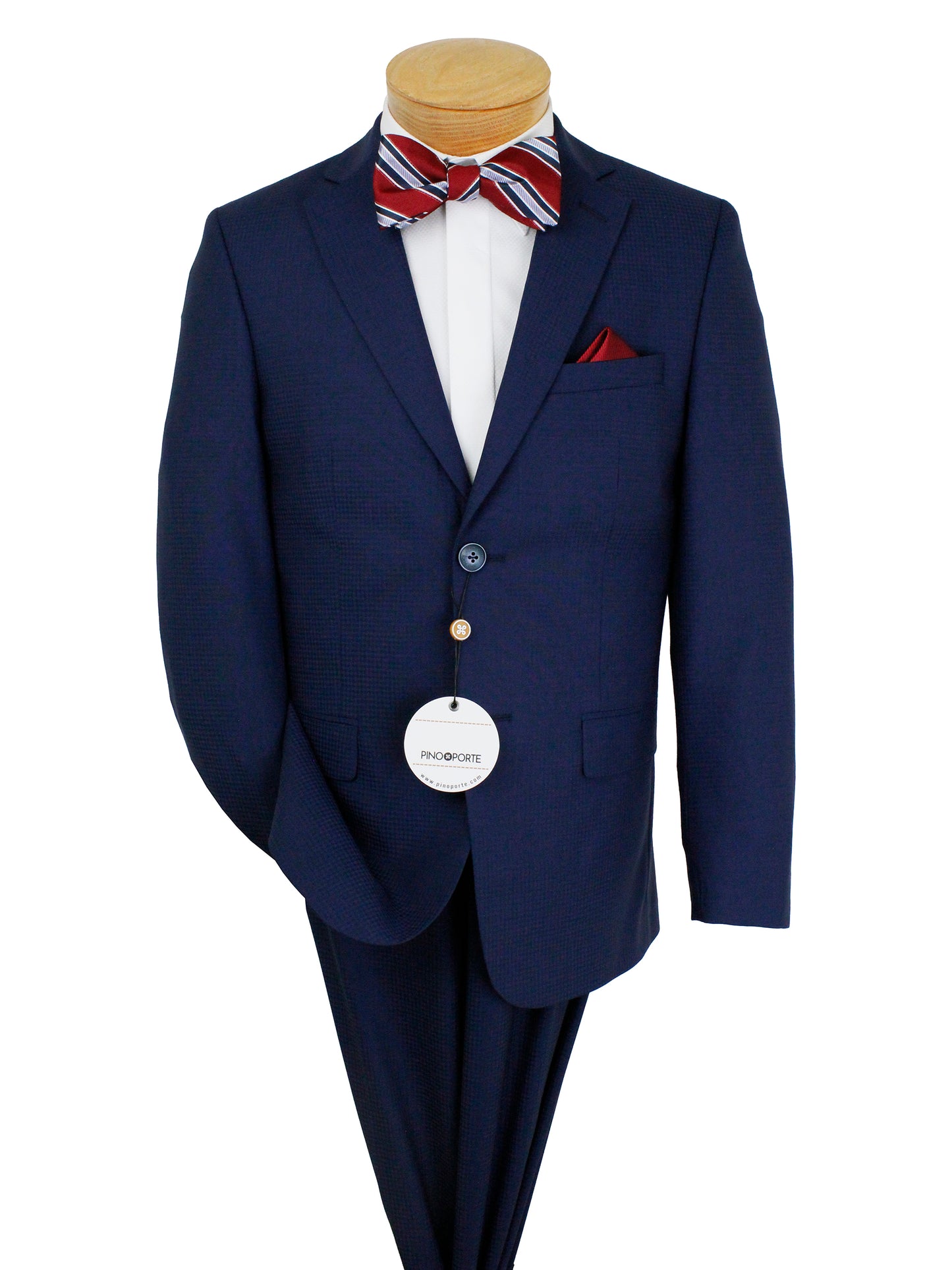 PinoPorte 35905 Boy's Suit - Tonal - Navy