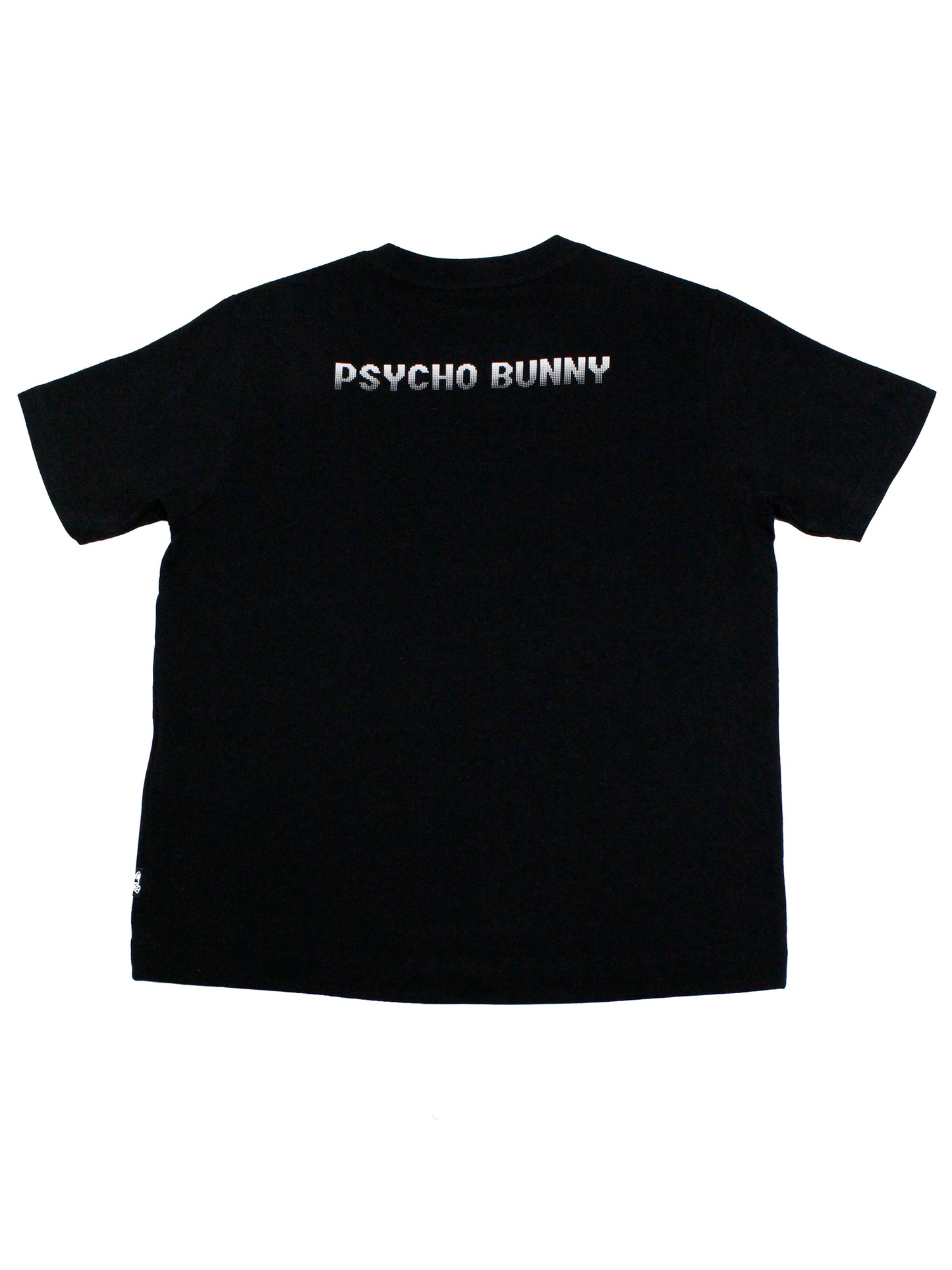 Psycho Bunny 36121 Boy's Short Sleeve Graphic Tee - Strype - Black