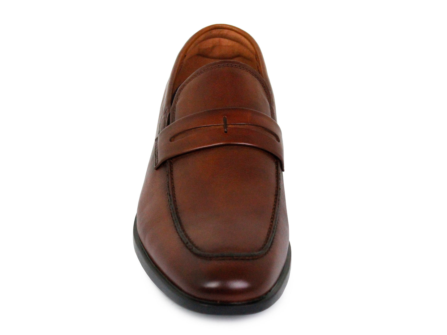 Florsheim 36434 Young Men's Shoe - Moc Toe Penny Loafer - Cognac