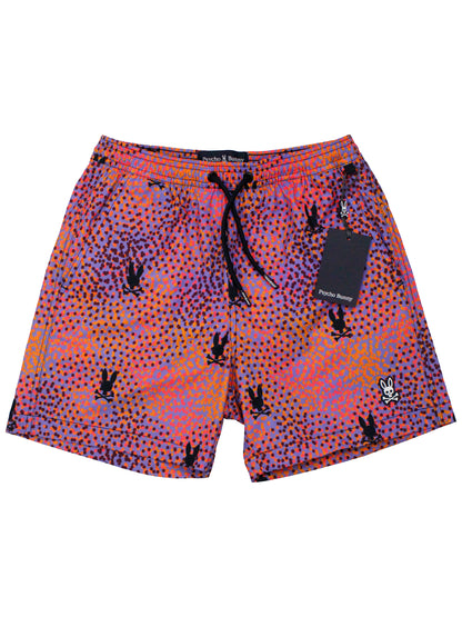 Psycho Bunny 36823 Boy's Swim Trunks - Chicago - Lavender/Purple