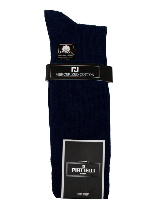 Piatelli 36886 Boy's Sock - Solid - Navy