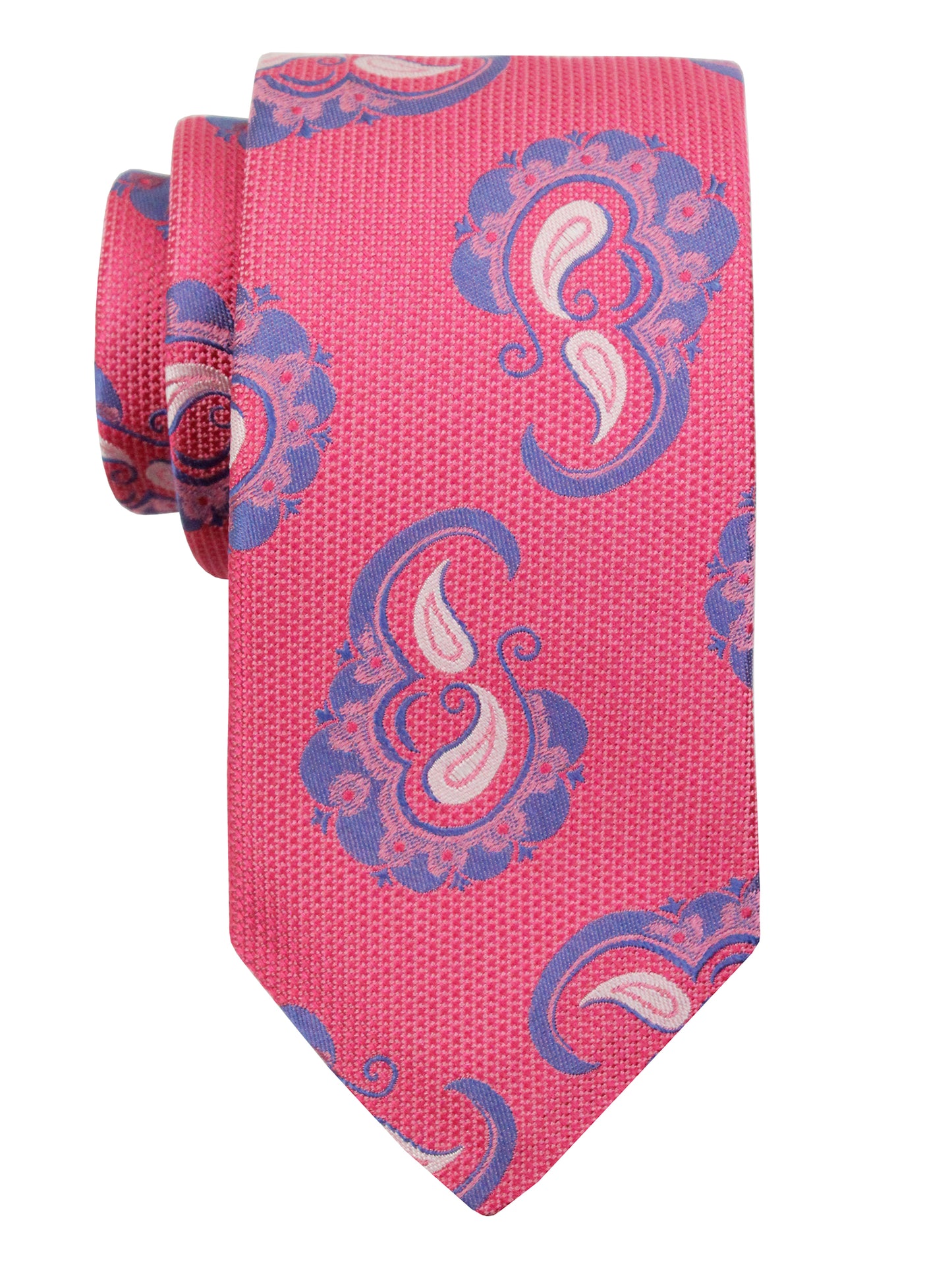 Dion 37039 Boy's Tie - Paisley Tear Drop - Pink/Powder