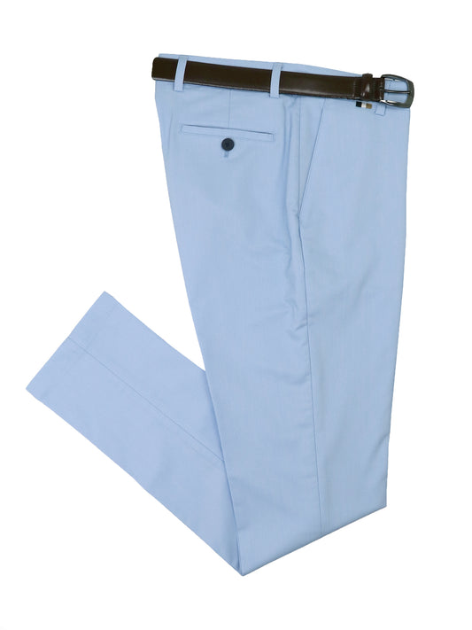 Boss 37329P Boys' Suit Separate Pants - Micro Weave - Pale Blue