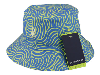 Psycho Bunny 37347 Boy's Reversible Bucket Hat - Verona - Marina