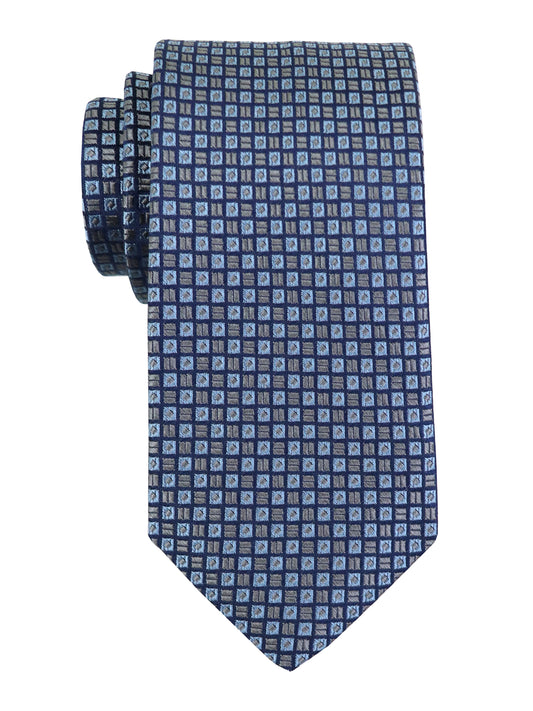 Dion 37695 Boy's Tie - Micro Neat - Grey/Sky