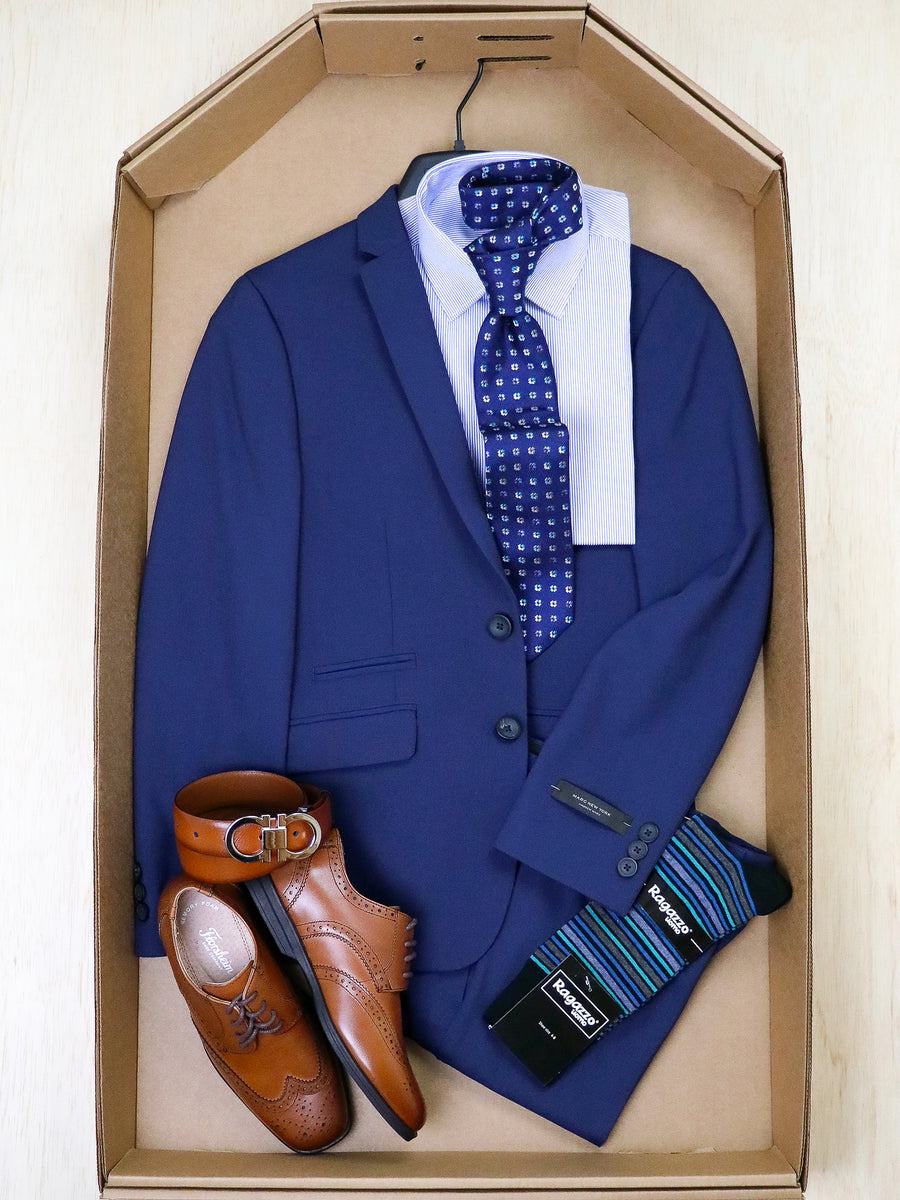 Complete Blue Suit Outfit 37764