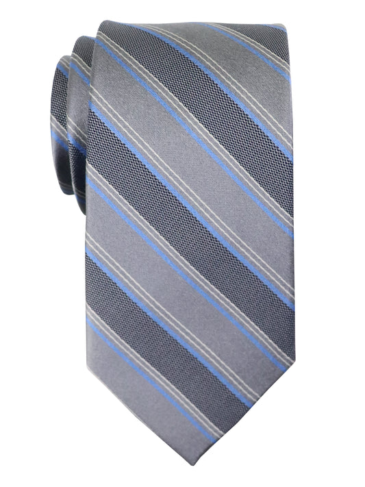 Michael Kors 37831 Boy's Tie - Stripe - Grey/Blue