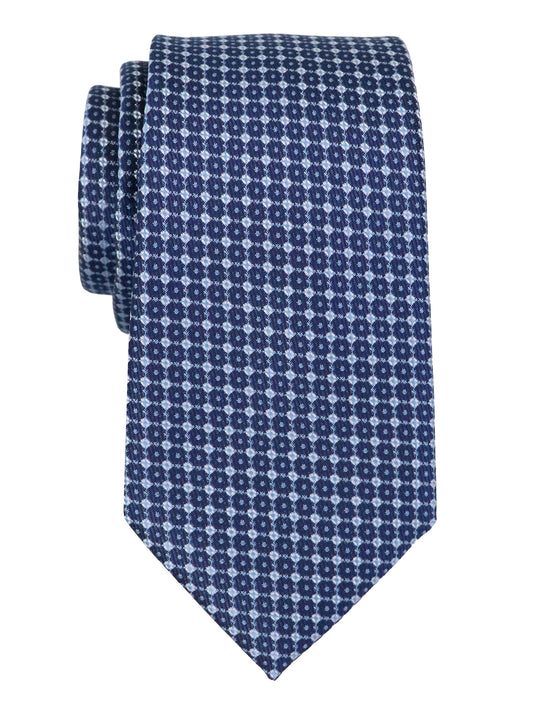 T.O. 37913 Boy's Tie - Neat - Navy/Powder