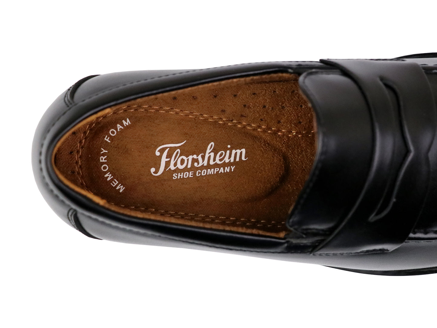 Florsheim 38047 Boy's Shoes - Rucci Penny - Black