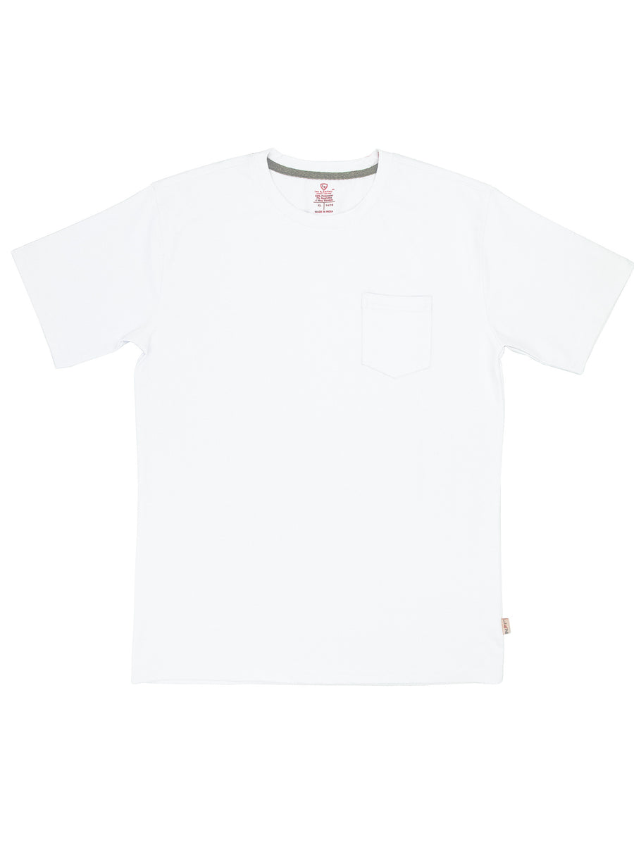 Leo & Zachary 38292 Boy's Short Sleeve Tee - Stretch - White