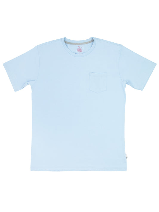 Leo & Zachary 38299 Boy's Short Sleeve Tee - Stretch - Powder