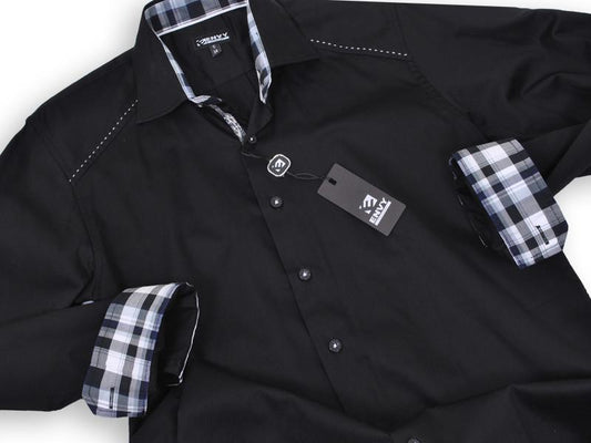 Boy's Sport Shirt 13327 Black