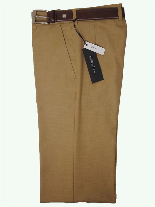 Heritage House 13559 Boy's Dress Pants - Solid Gab - Camel