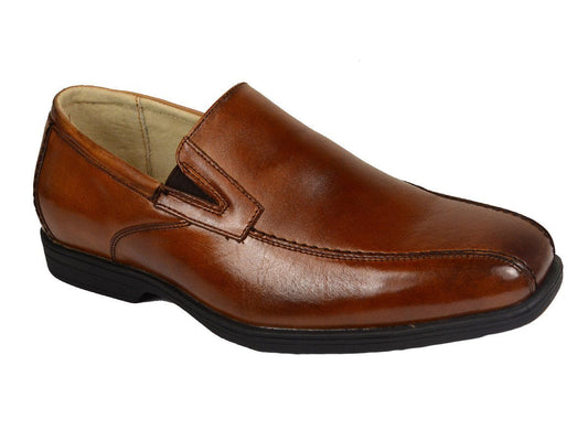 Florsheim 20132 Leather Boy's Dress Shoes - Slip-On - Cogn, Leather Lining Boys Shoes Florsheim 