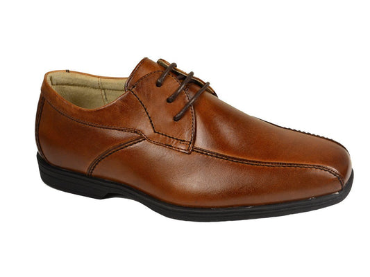 Florsheim 20145 Leather Boy's Dress Shoes - Oxford - Cogn, Leather Lining Boys Shoes Florsheim 