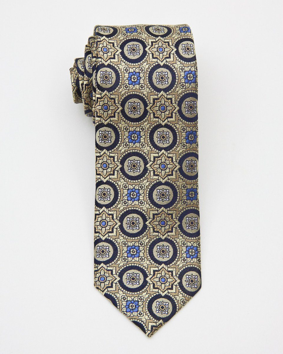 Boy's Tie 20688 Gold/Blue Boys Tie Heritage House 