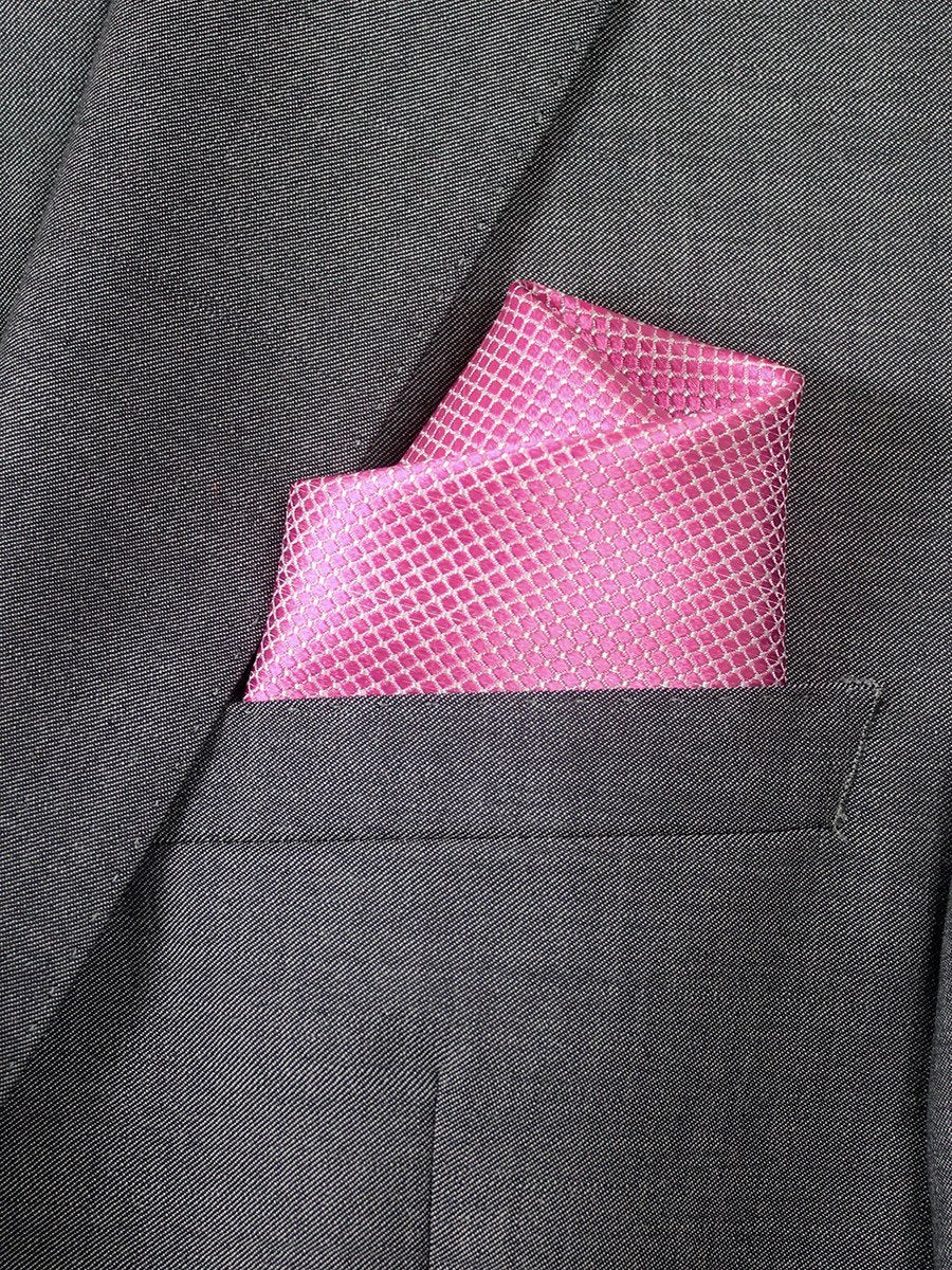 Boy's Pocket Square 20739 Pink Neat Boys Pocket Square Heritage House 