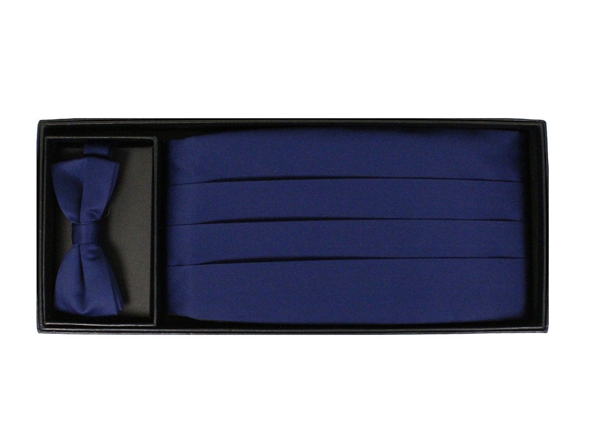 Boy's Cummerbund Set 21217 Navy Boys Cummerbund Set Giorgio Bissoni 