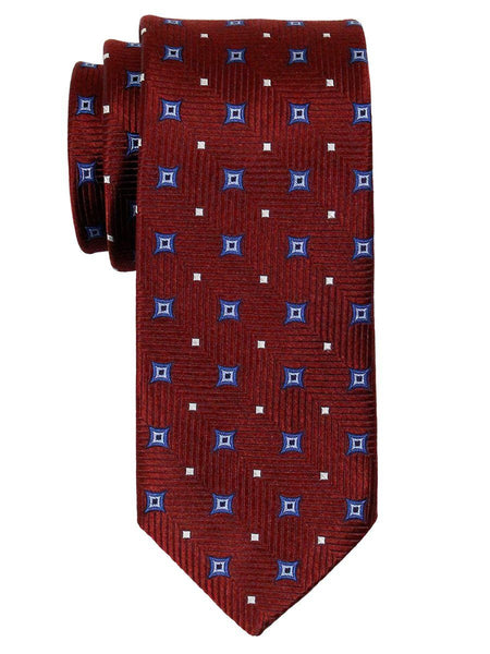 Heritage House 23059 100% Woven Silk Boy's Tie - Neat Stars - Red/Blue ...