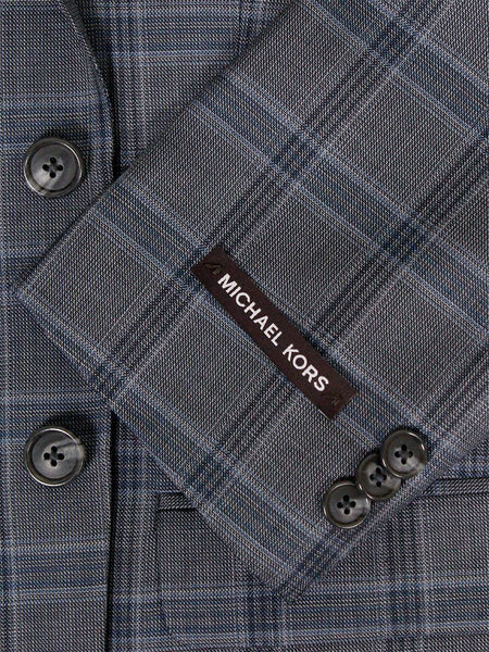 Michael Kors 24285 100% Wool Boy's Sport Coat - Plaid - Gray - Heritage ...