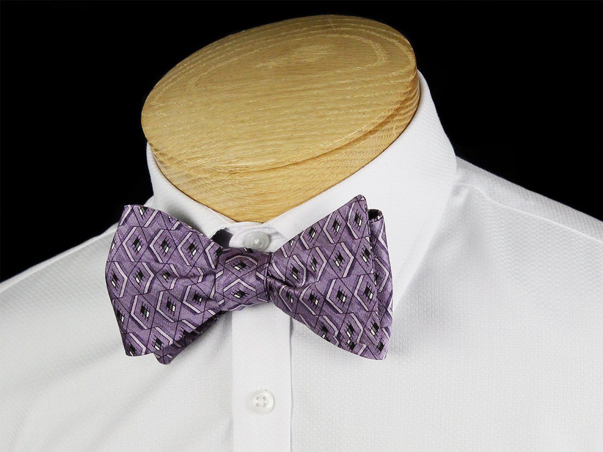 Boy's Bow Tie 24433 Purple/Black Boys Bow Tie Heritage House 