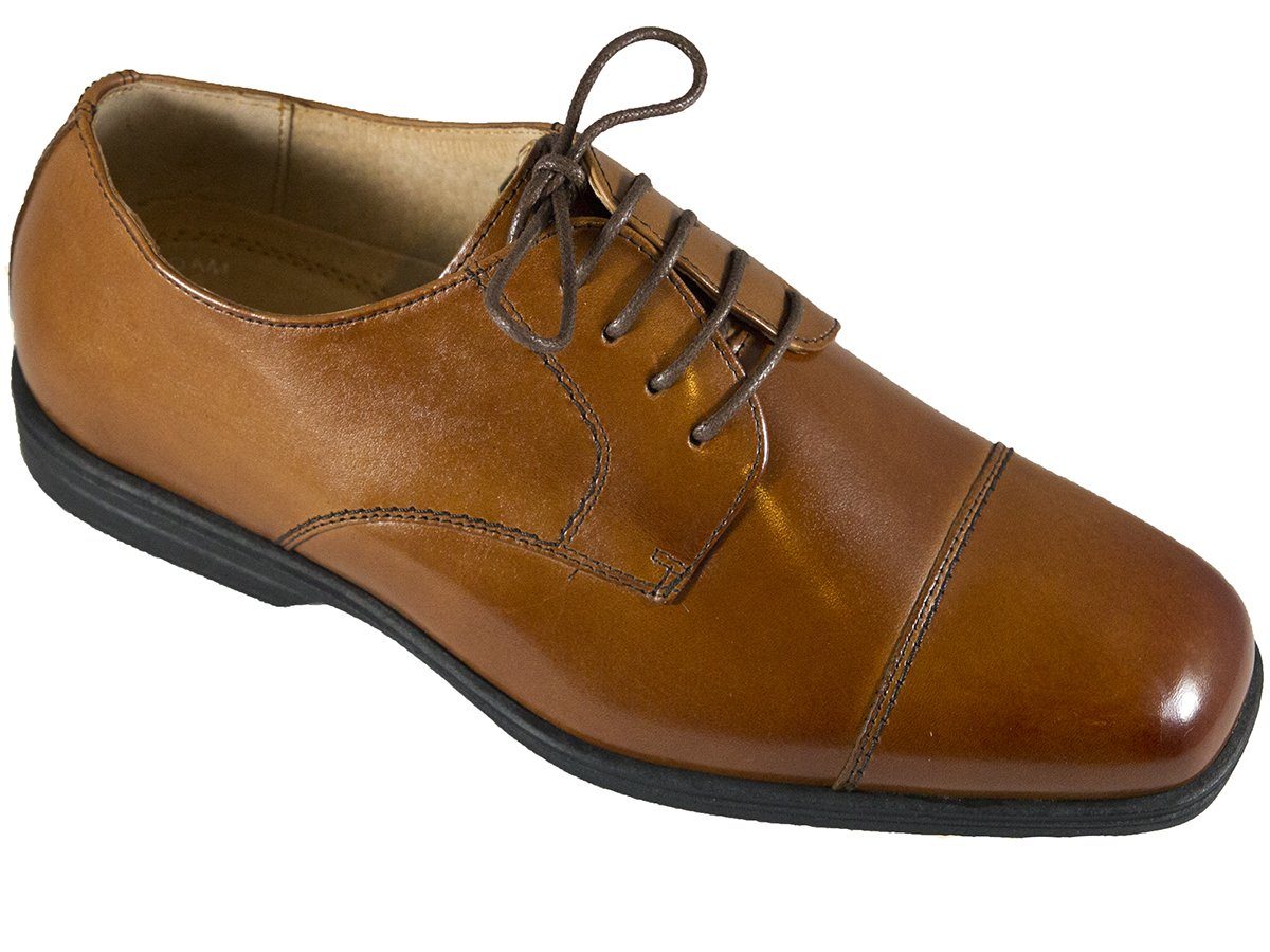 Florsheim 25546 Lace-Up Boy's Shoe - Cap Toe- Oxford- Cogn Boys Shoes Florsheim 