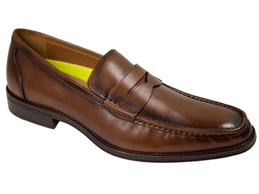 Florsheim 27663 Boy's Dress Shoe-Penny Loafer-Smooth- Cognac Boys Shoes Florsheim 