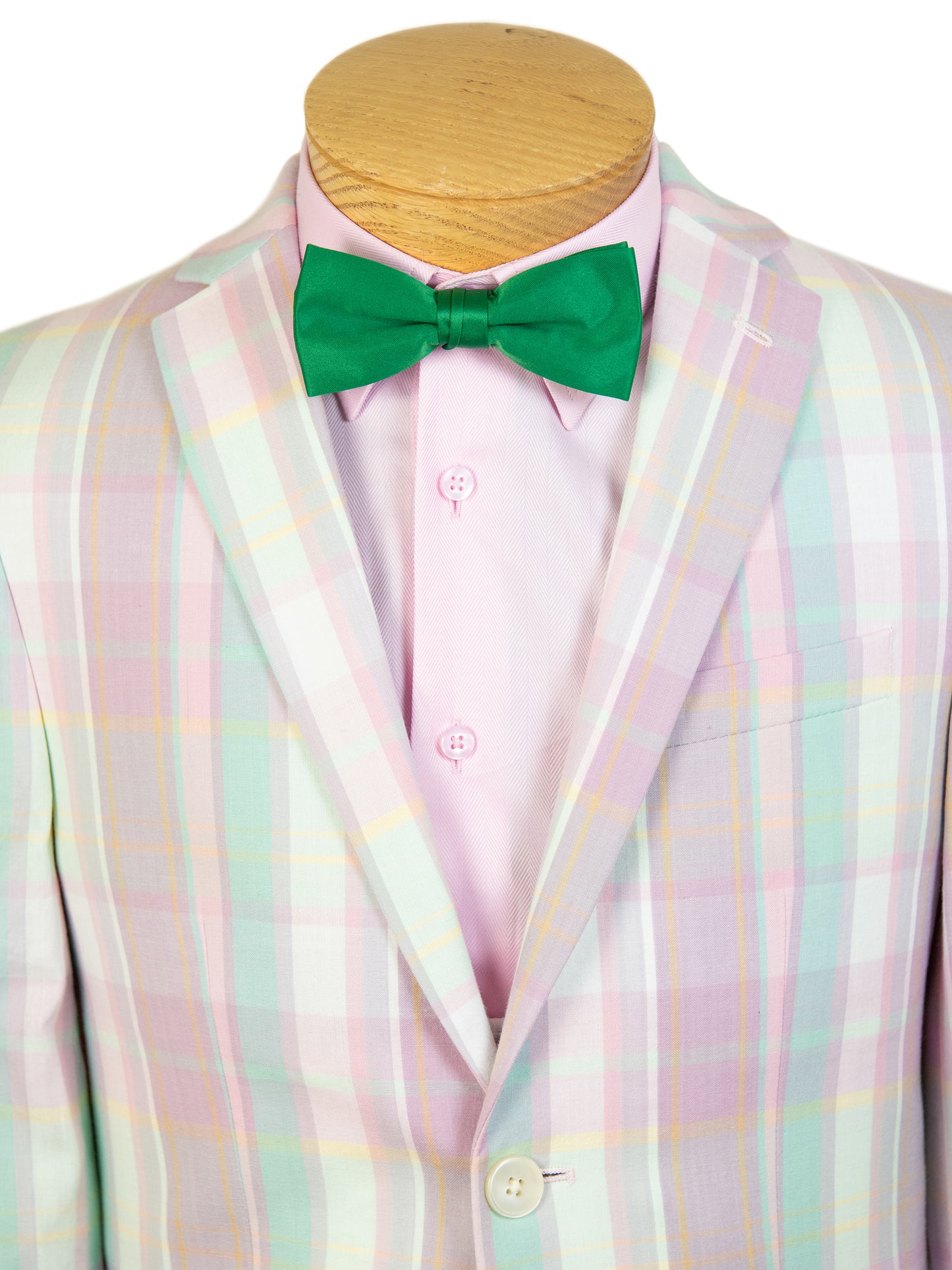 Lauren Ralph Lauren 28242 Boy's Sport Coat - Plaid - Pink/Cream