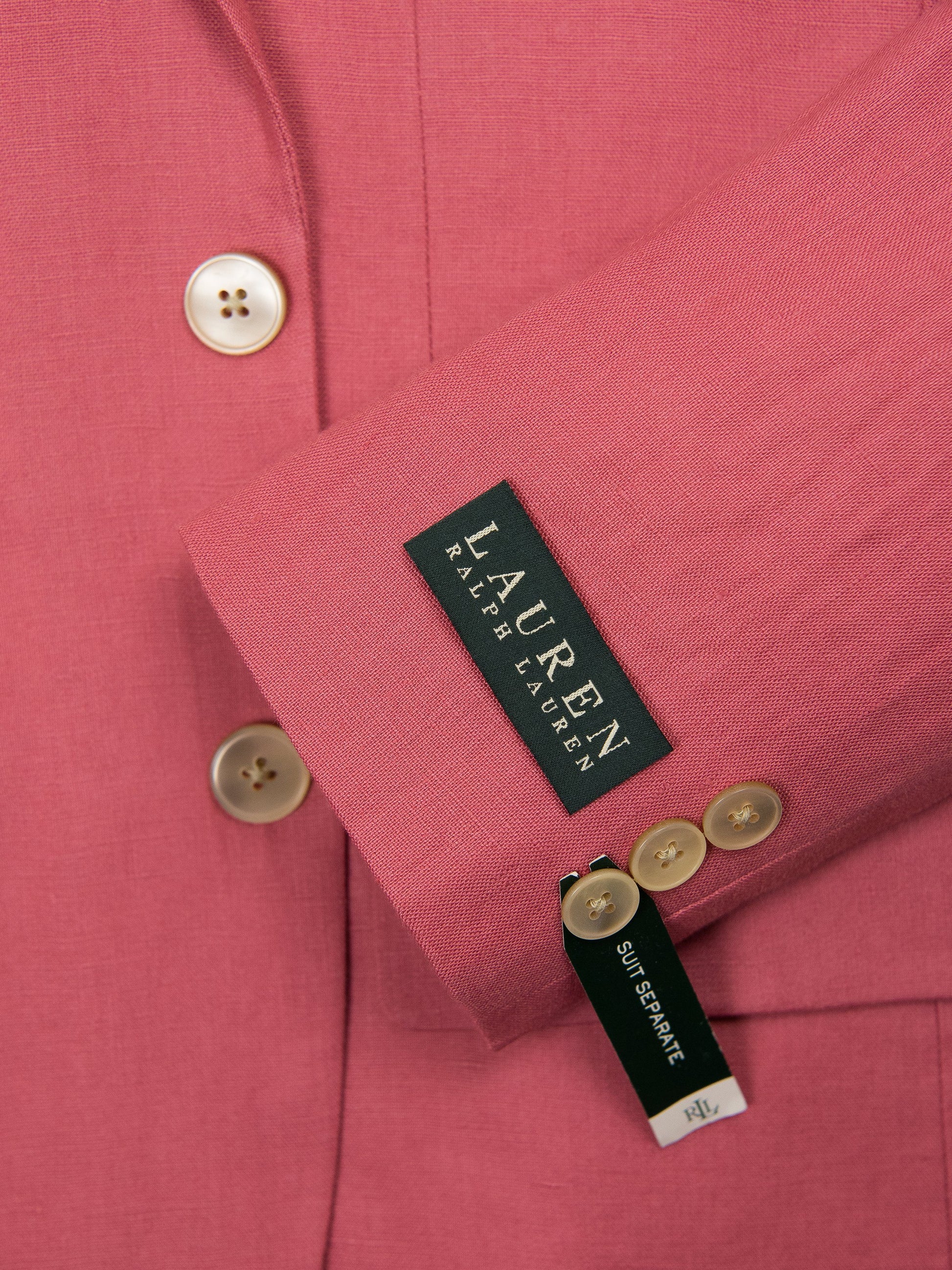 Lauren Ralph Lauren 28312 Boy's Jacket Separate- Linen -Nantucket Red Boys Suit Separate Jacket Lauren 