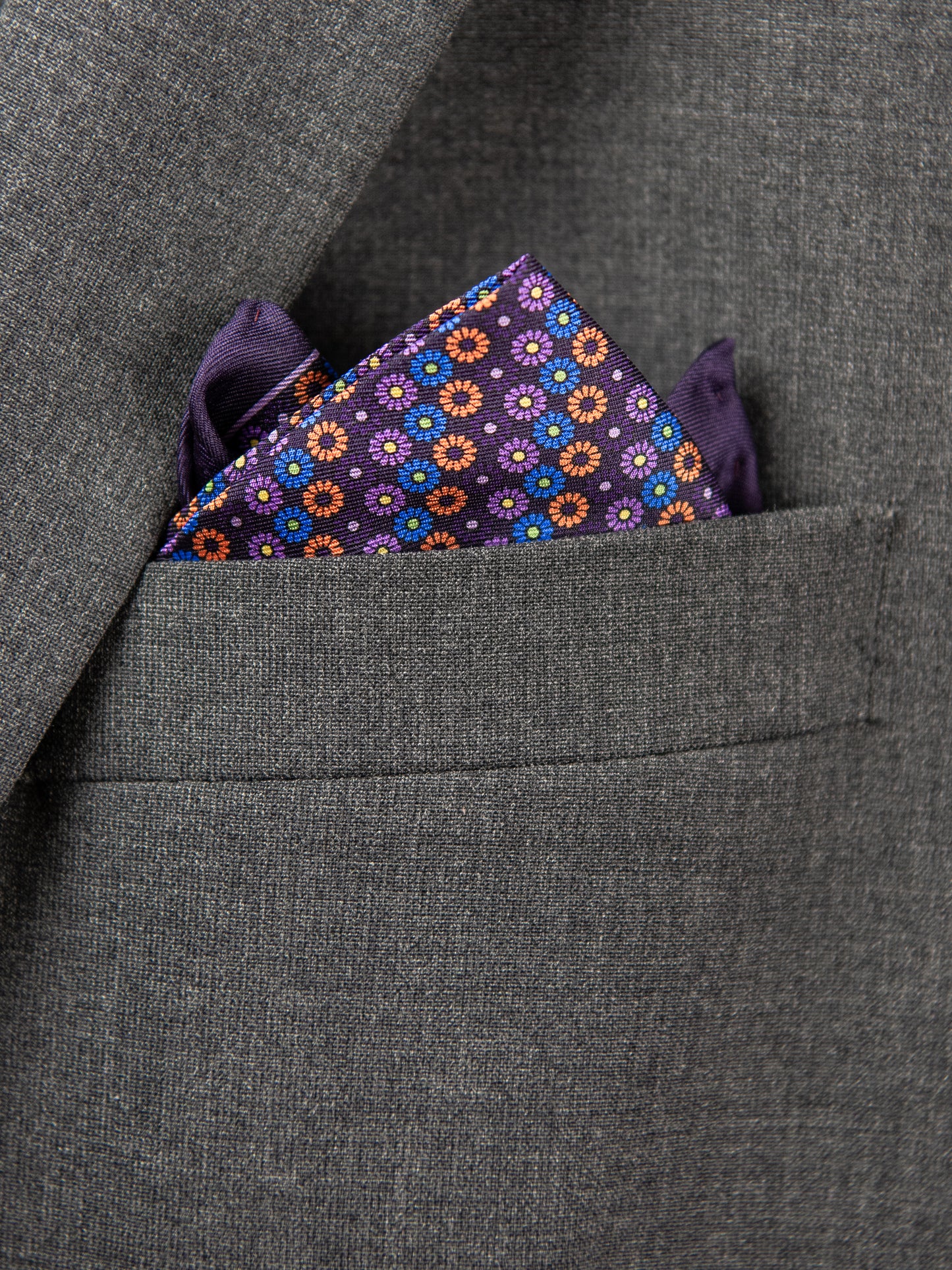 Boy's Pocket Square 29117 Purple