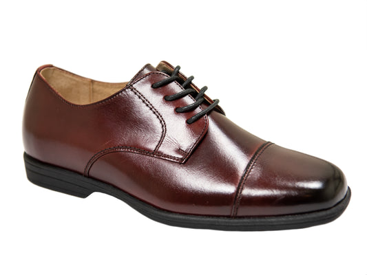 Florsheim 29130  Boy's Shoe - Cap Toe- Oxford- Burgundy