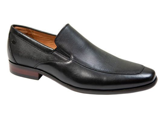 Florsheim 29146 Young Men's Shoe - Moc Toe- Slip On - Black