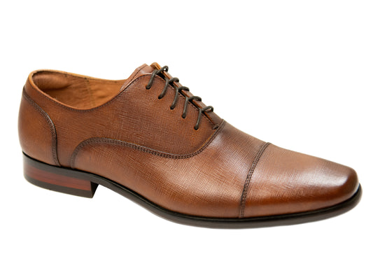 Florsheim 29168 Young Men's Shoe - Cap Toe Oxford- Cognac