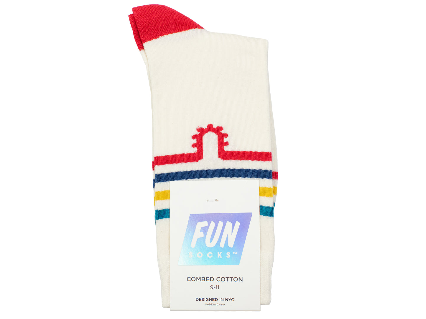 Boy's Fun Socks 30096 - Ivory