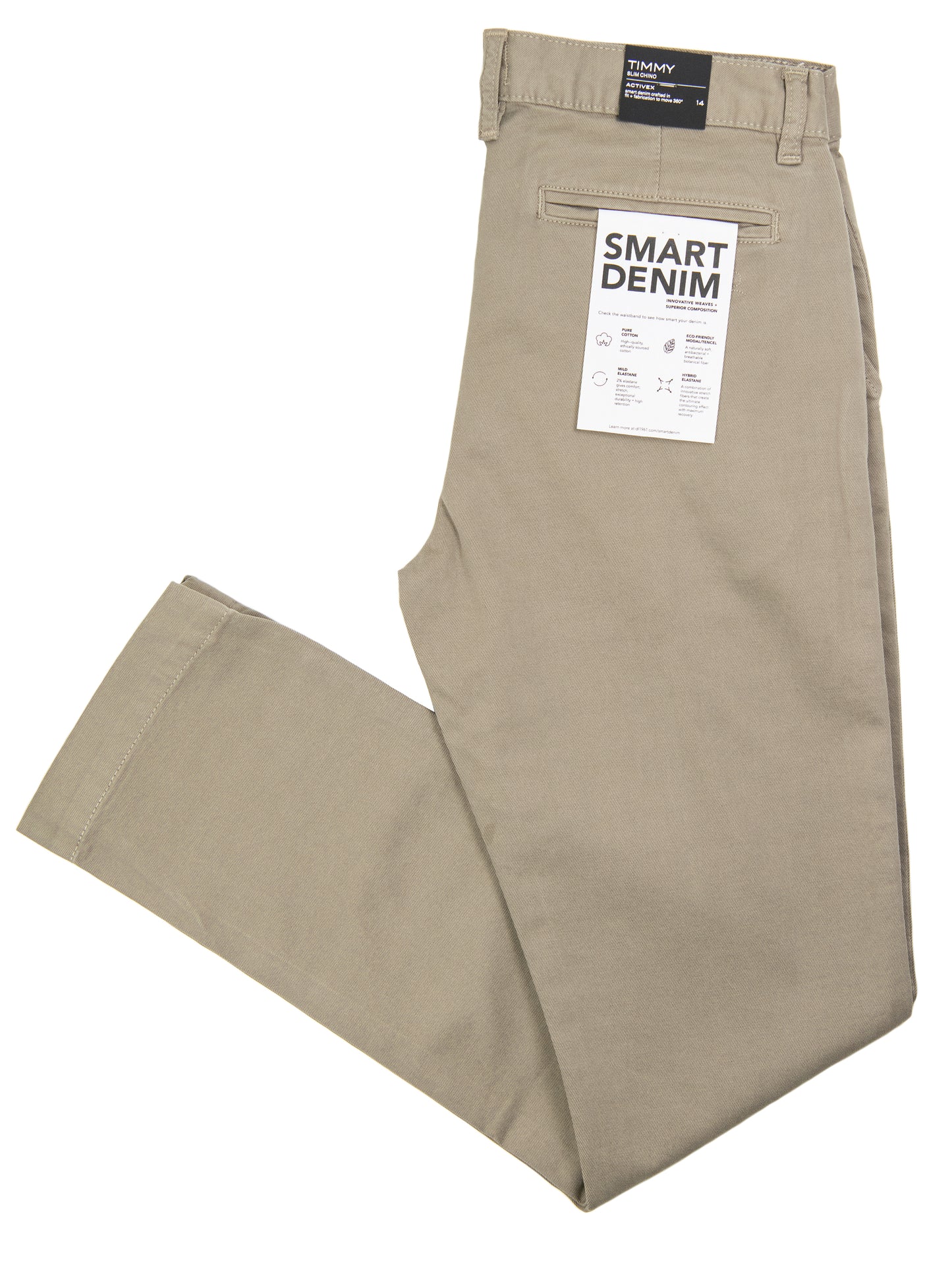 DL1961 30108 Boy's Chino - Slim Fit - Khaki