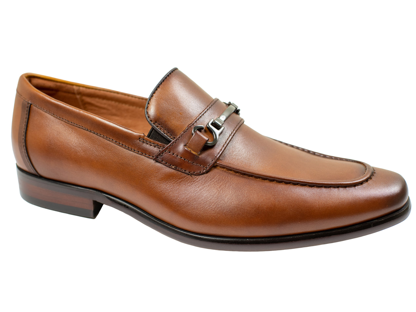 Florsheim 30194 Young Men's Shoe - Bit Loafer - Cognac