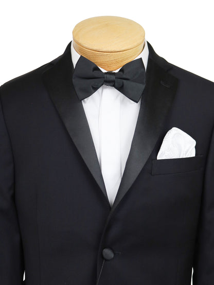 Lauren Ralph Lauren 30514 Boy's Tux Separate Jacket - Solid Gab - Black