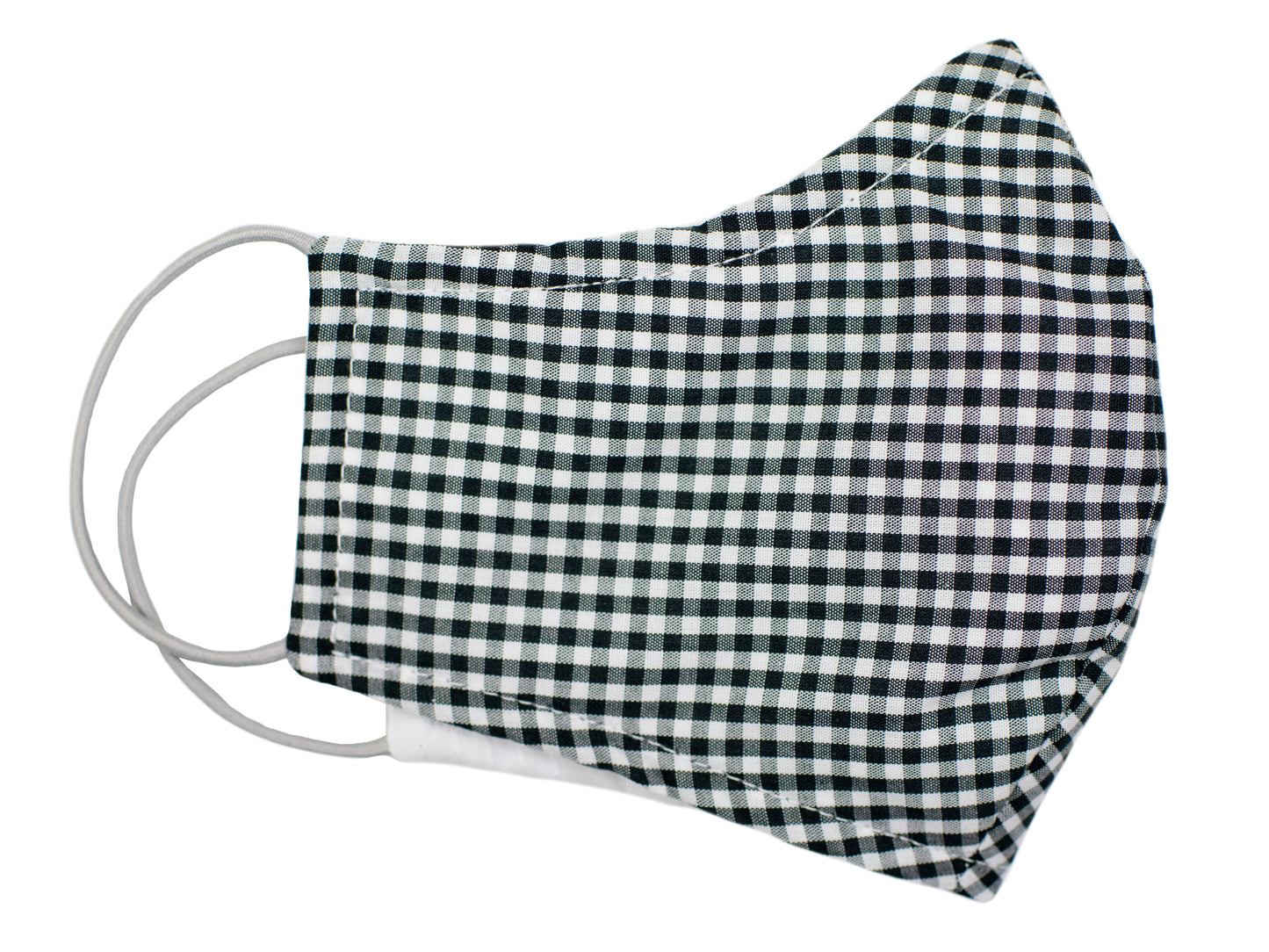 Dion 31122 Boy's Mask - Gingham - Black/White