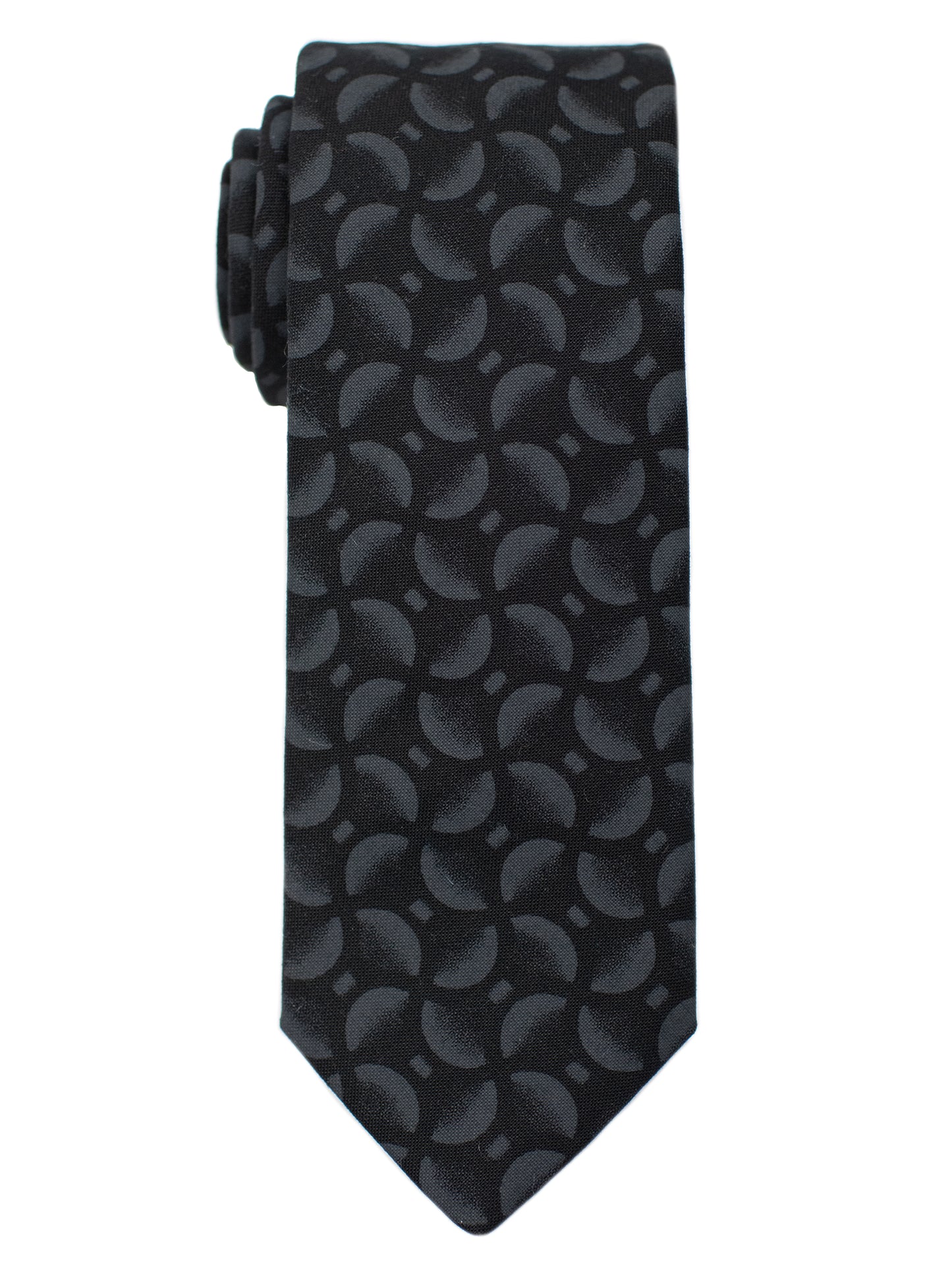 Dion 31132 Boy's Tie - Geo - Charcoal