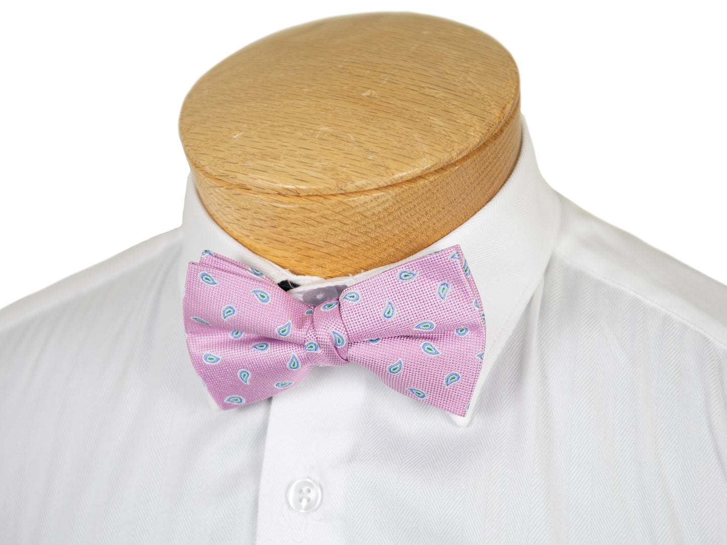 Lauren Ralph Lauren Boy's Bow Tie 31344- Paisley Neat- Pink