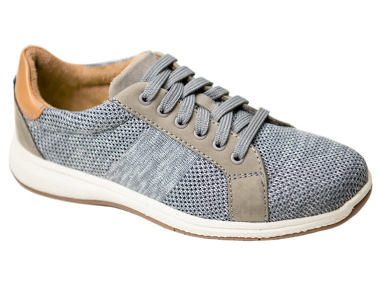 Florsheim 31405 Boy's Shoe - Knit Lace to Toe - Gray