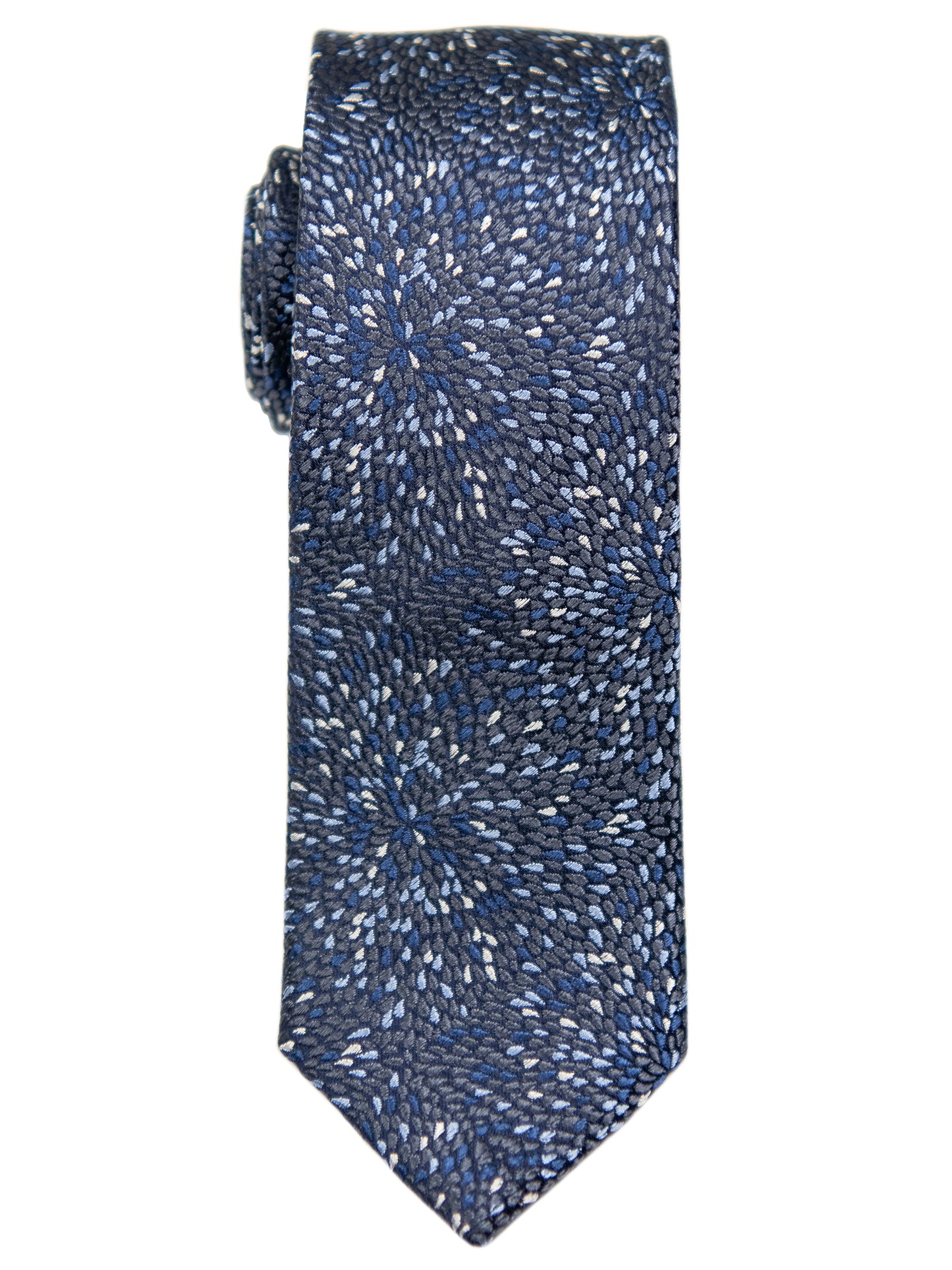 Heritage House 32101 Boy's Tie - Neat- Blue/Grey