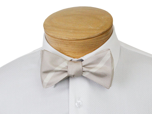 ScottyZ 33021 Young Men's Bow Tie - Stripe - Sand