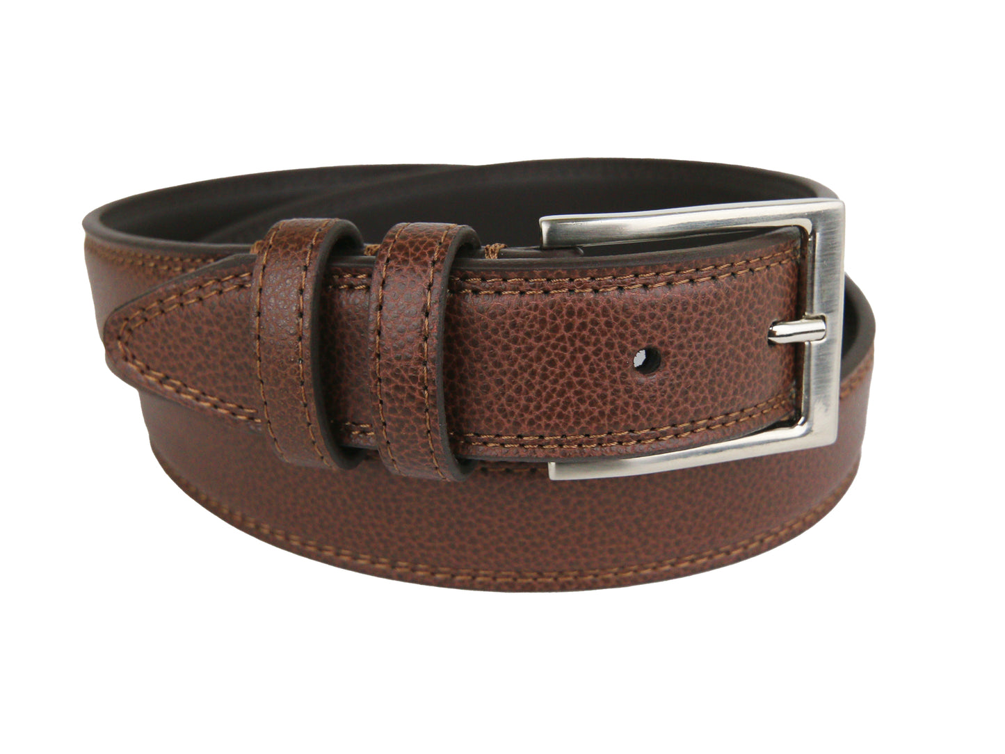 Florsheim 33389  Boy's Belt - Pebble Grain - Cognac