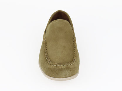 Florsheim 33660 Slip On Boy's Shoe -Suede - Khaki