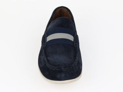 Florsheim 33738 Slip On Boy's Shoe -Suede - Navy