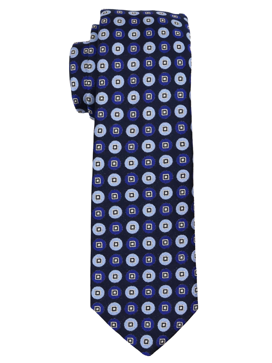 Dion  Boy's Tie 34029 - Neat - Navy/Sky