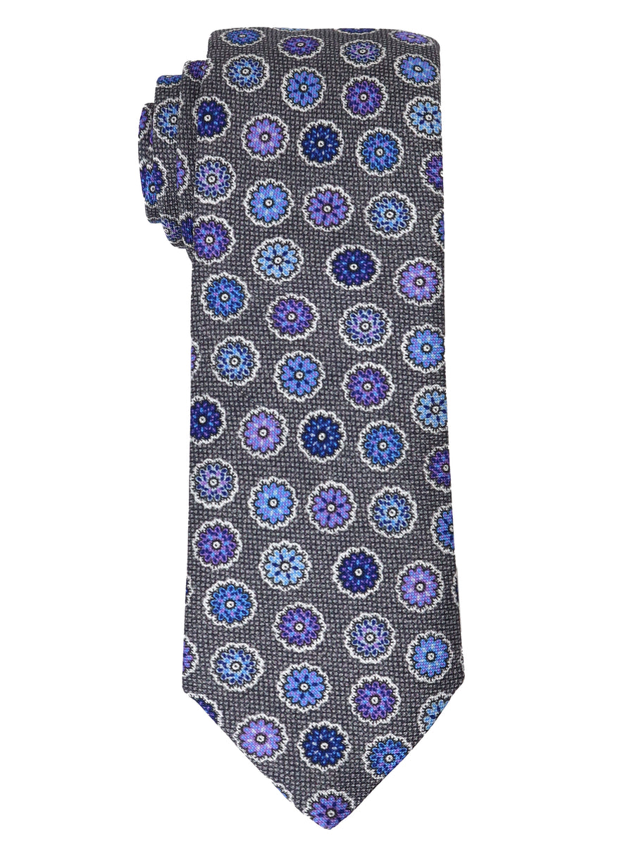 Dion  Boy's Tie 34045 - Neat - Grey/Navy