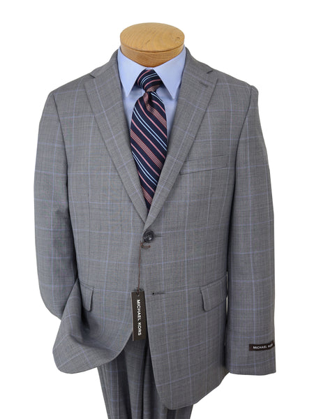 Michael kors blue plaid sales suit